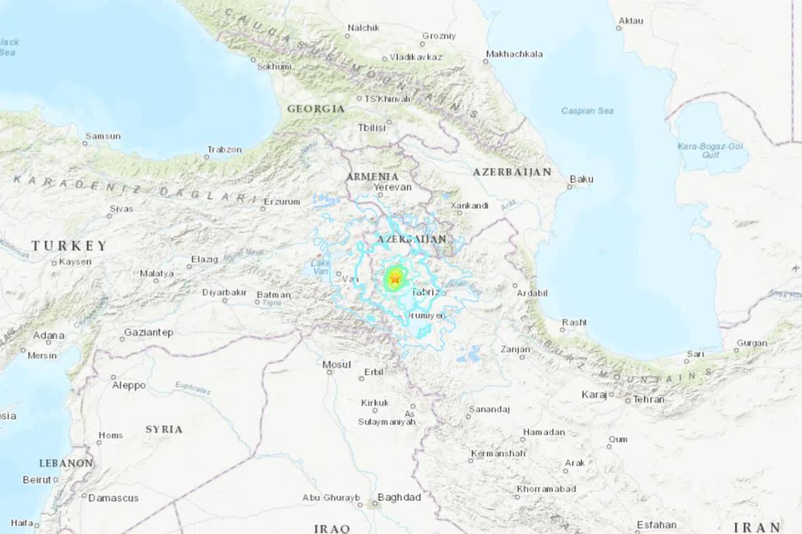Iran sits astride the boundaries of several major tectonic plates and experiences frequent seismic activity.
