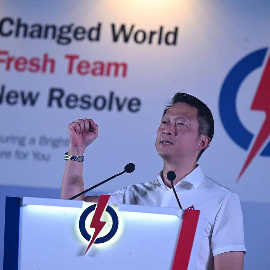 PAP candidate for Sengkang GRC Lam Pin Min said that many residents had shared their frustrations about estate wear and tear. 