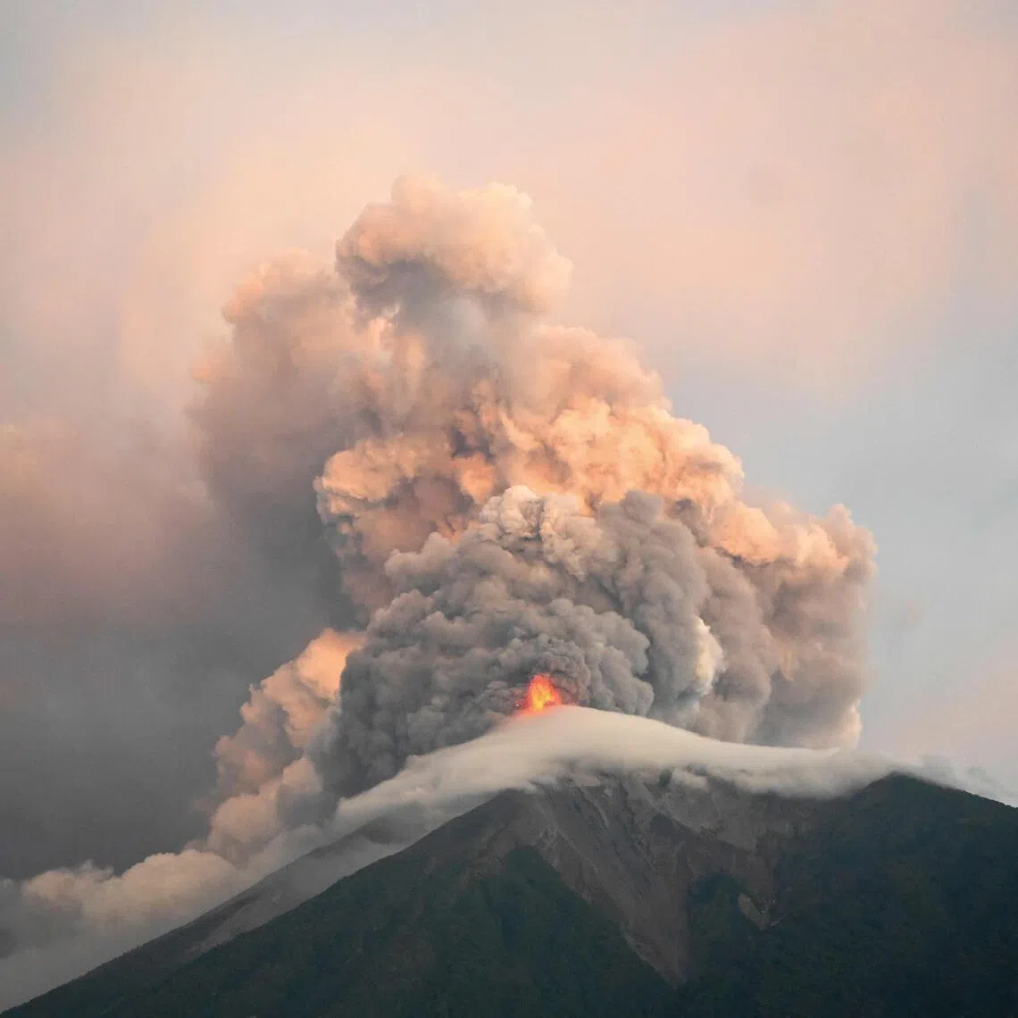 Guatemala’s Fuego volcano erupting in Alotenango, some 65km south-west of Guatemala City, on Aug 4.