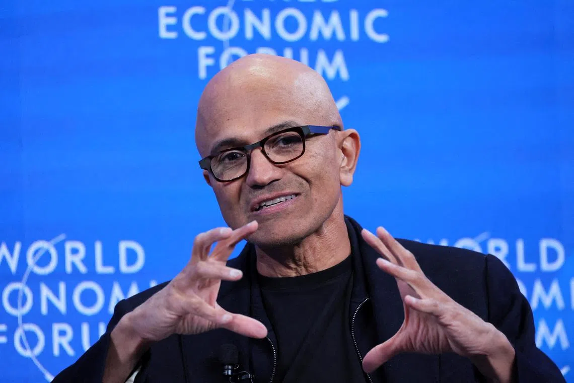 Satya Nadella’s pay would have been about US$5 million higher had he not requested a pay cut.