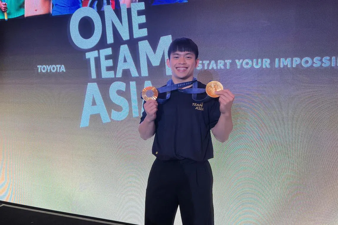 Filipino Olympic double gold medallist gymnast Carlos Yulo says he does not feel 100 per cent Filipino, after spending a third of his life in Japan.