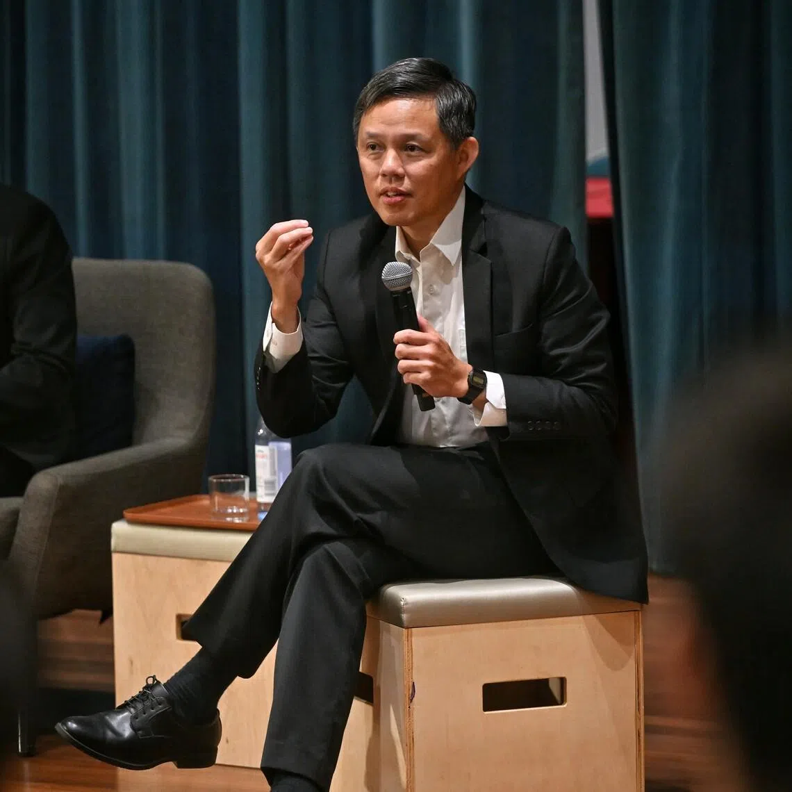 Defence Minister Chan Chun Sing at a dialogue titled The Future of Innovation and Internationalisation  – The Role of Youth in a Changing World – on Jan 9.