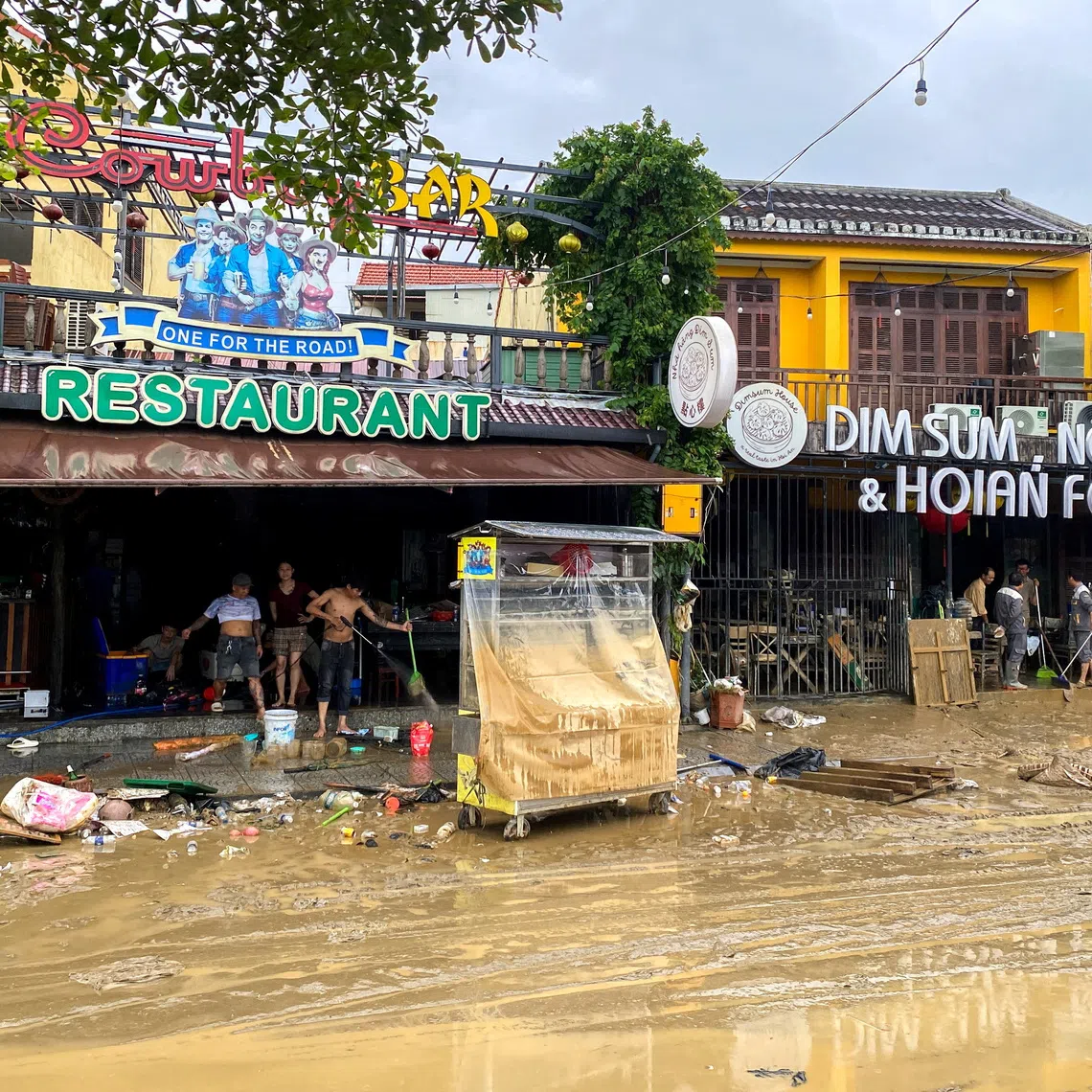 The deluge swamped Hoi An’s lantern-lit streets and centuries-old wooden houses.