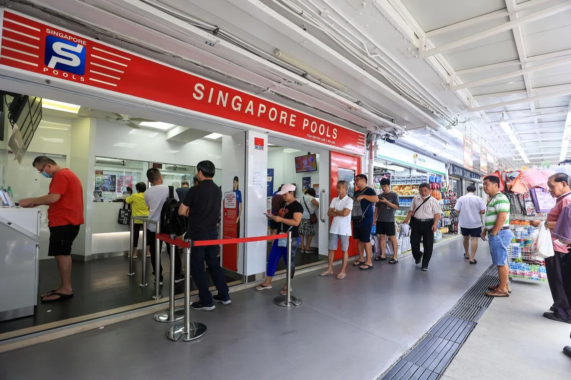 The issue affected Singapore Pools‘ retail betting terminals and e-payment services from around 12pm on Dec 4.