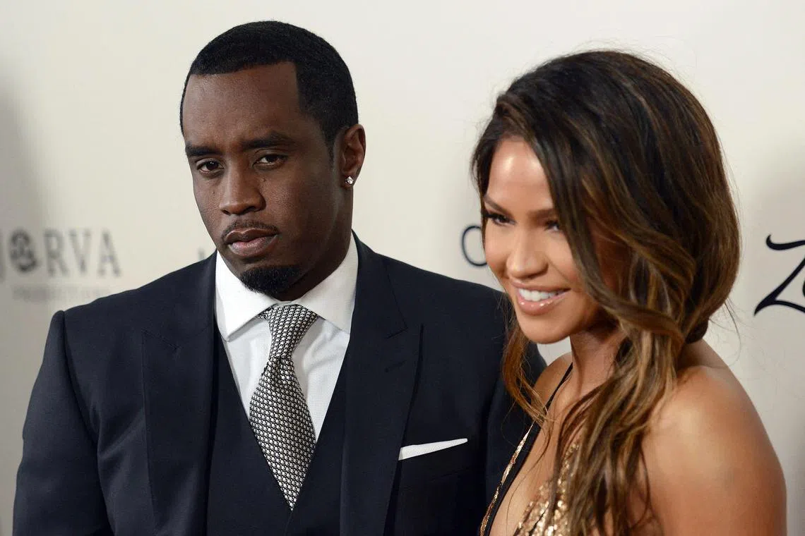 Sean Combs and Cassie Ventura attend the premiere of the movie The Perfect Match in Los Angeles on March 7, 2016. 