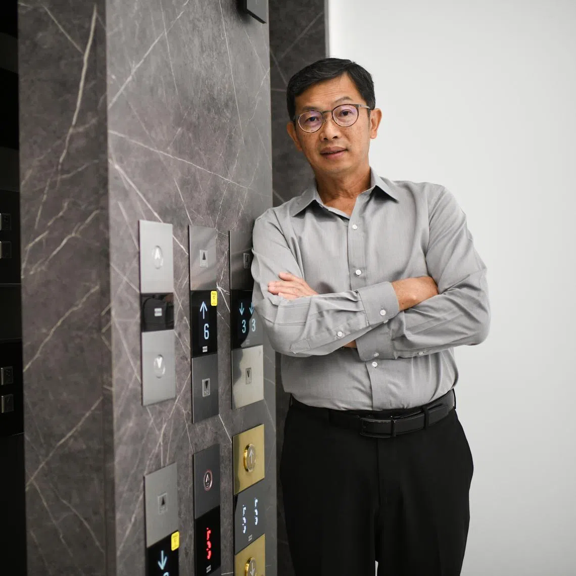 Mr Tan Kian Hwa worked his way up from technician to director of delivery operations at Kone Singapore, which makes elevators and escalators. ST PHOTO: SHINTARO TAY