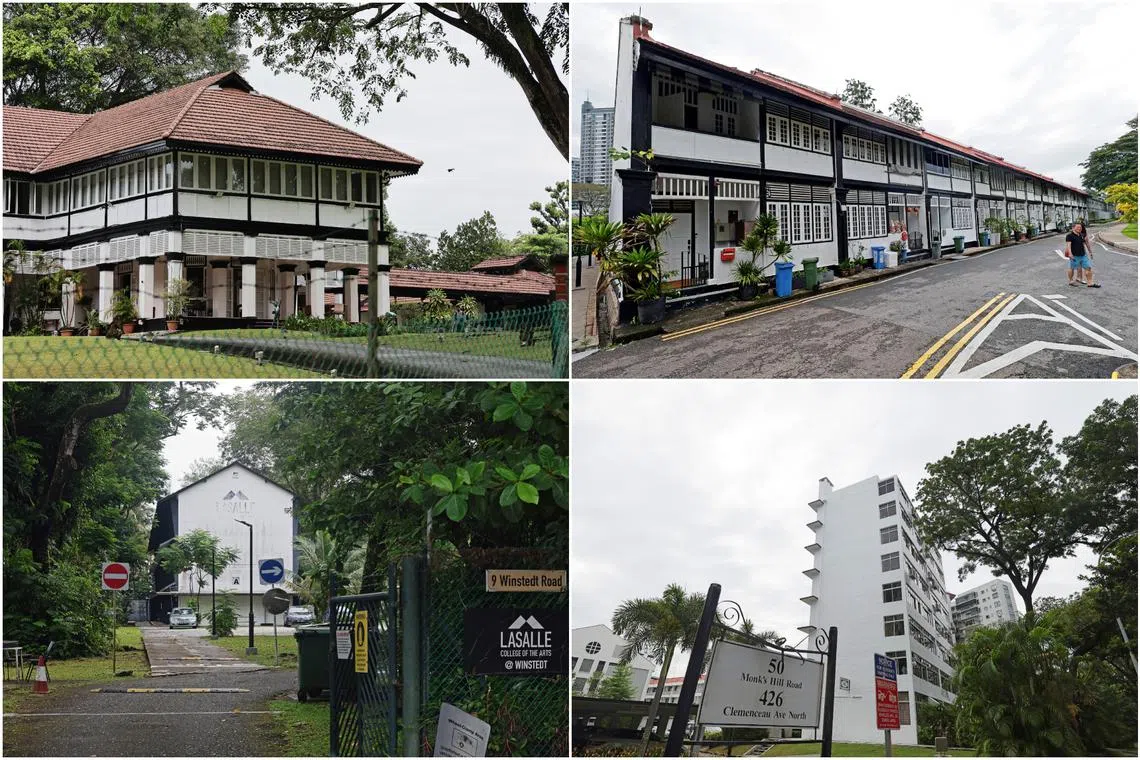 Many of the current reserve sites in the Newton area house developments that date back to pre-independence Singapore.