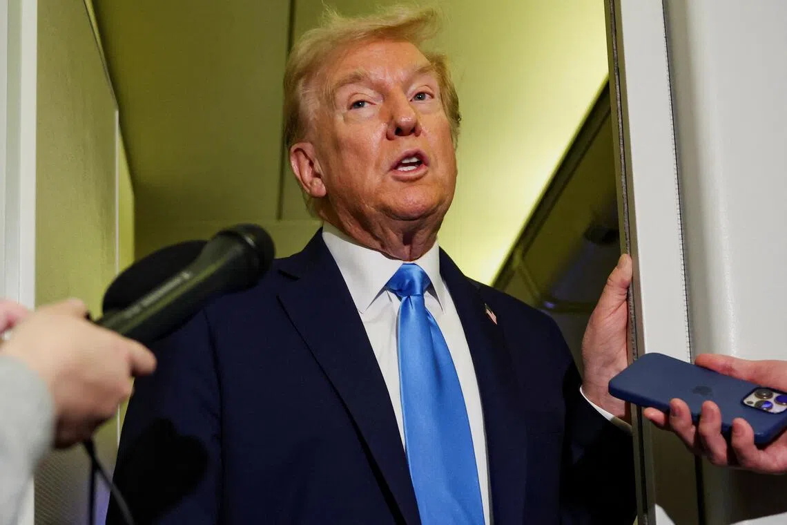 US President Donald Trump, ruled out the idea of running as a V-P candidate in 2028's election, and said Republicans would have a promising slate of candidates.