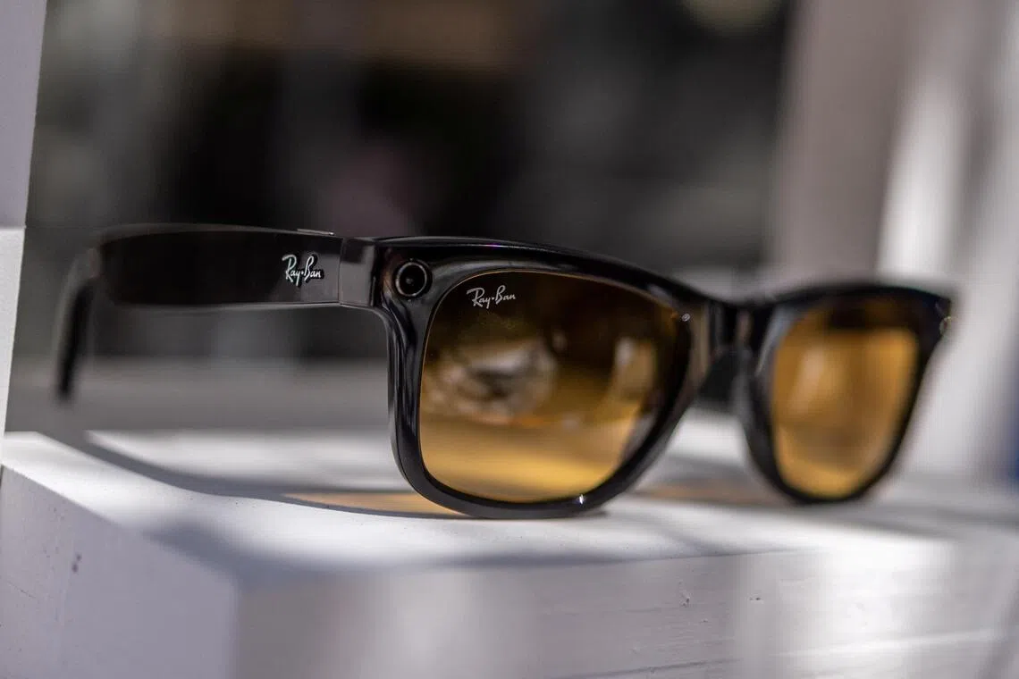 The latest model - the Meta Ray-Ban Display - includes a visual display in the right lens, and connects users to AI. 