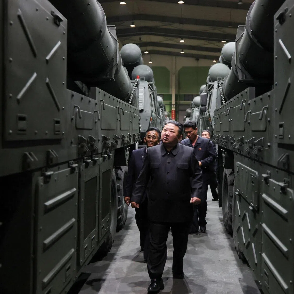 KCNA also said North Korean leader Kim Jong Un carried out a three-day inspection tour of major munitions factories this week.