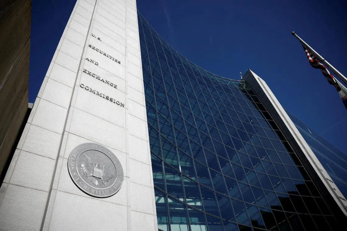 FILE PHOTO: The U.S. Securities and Exchange Commission (SEC) headquarters in Washington, DC, U.S., November 25, 2024. REUTERS/Benoit Tessier/File Photo