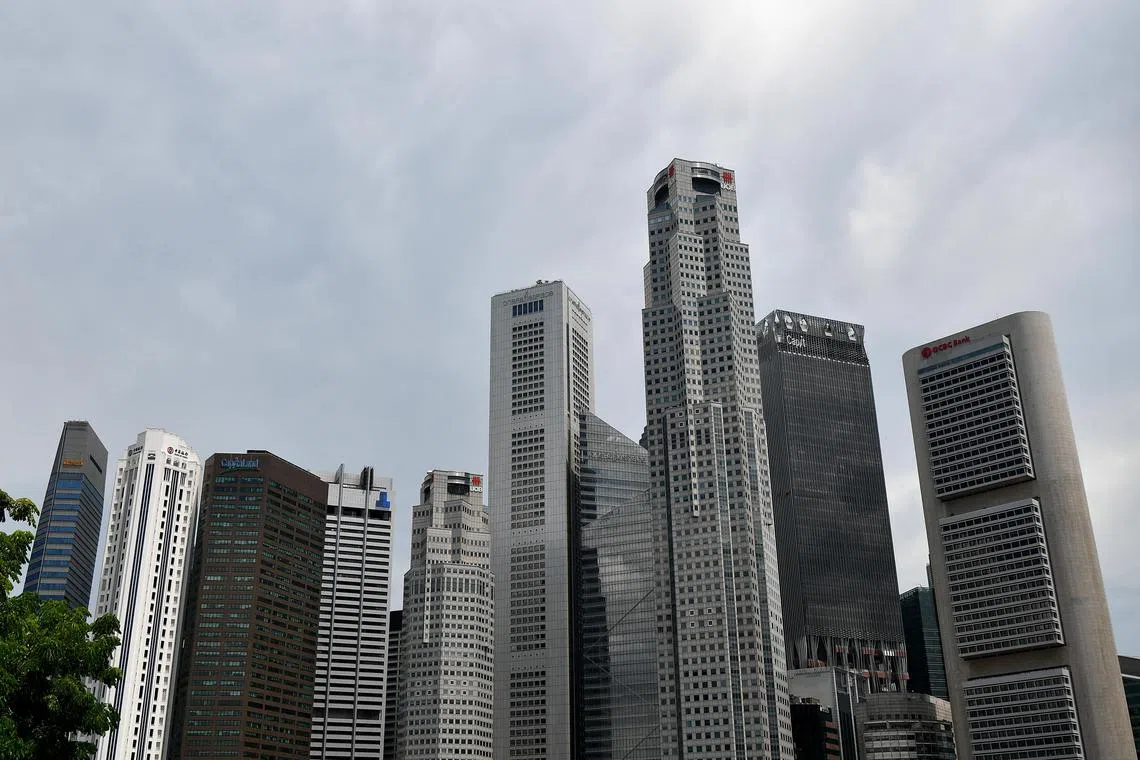 Data from the Singapore Commercial Credit Bureau showed its quarterly Business Optimism Index falling to +3.98 percentage points for Q3.