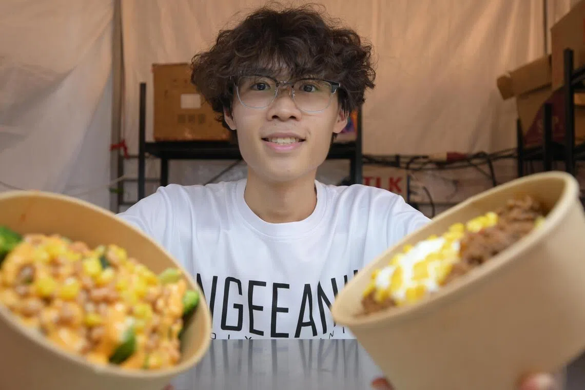 NP student is budding entrepreneur who set up Spudzilla, selling loaded potatoes at pop-up stalls