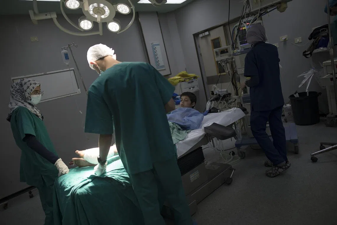 The delivery planned on Jan 7, WHO said, had been designed to sustain the operations of five hospitals in the northern part of the enclave.