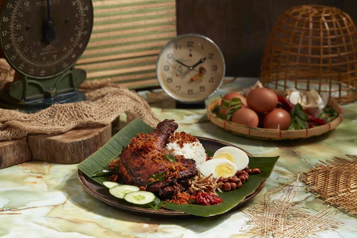 Nasi Ayam Goreng Berempah at Ipoh Town.
