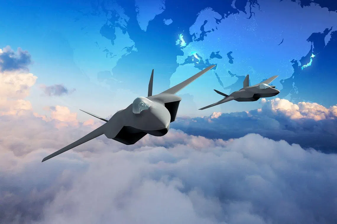 An artist's impression of what the final design could look like of the aircraft currently known as Tempest.