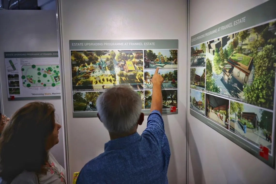 Frankel estate’s facelift was announced in October 2019, as one of 10 private estates to be upgraded under MND’s Estate Upgrading Programme.
