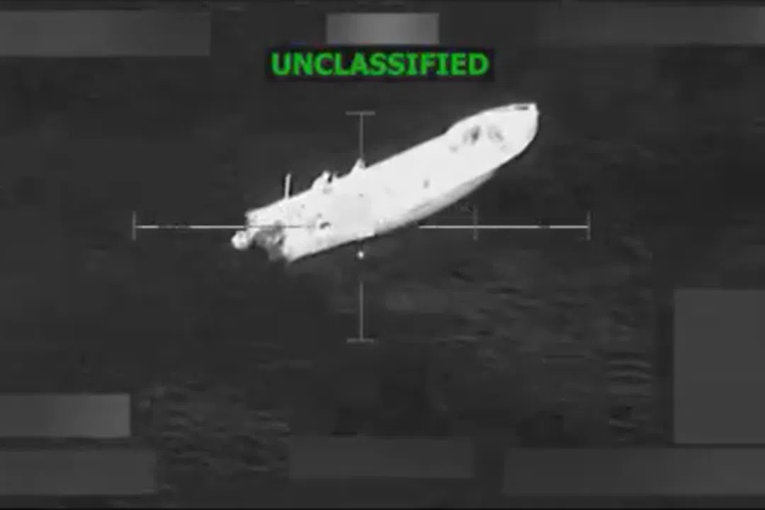  The United States struck two alleged drug-carrying vessels in the eastern Pacific Ocean.