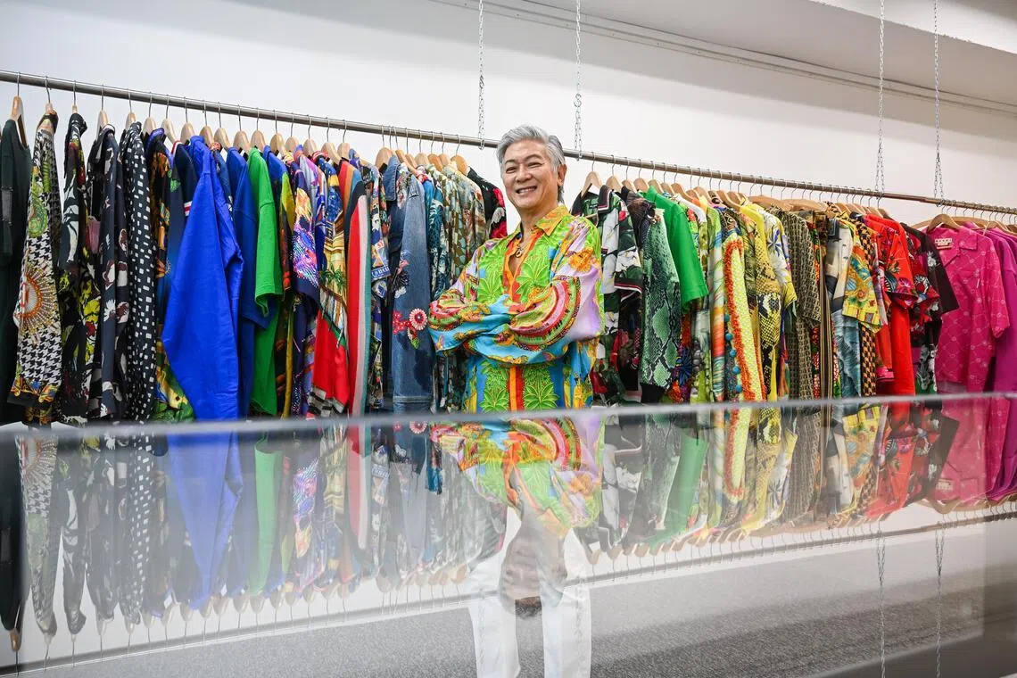 As part of his annual CNY decluttering, Dick Lee is auctioning off a part of his wardrobe with auction house Hotlotz.