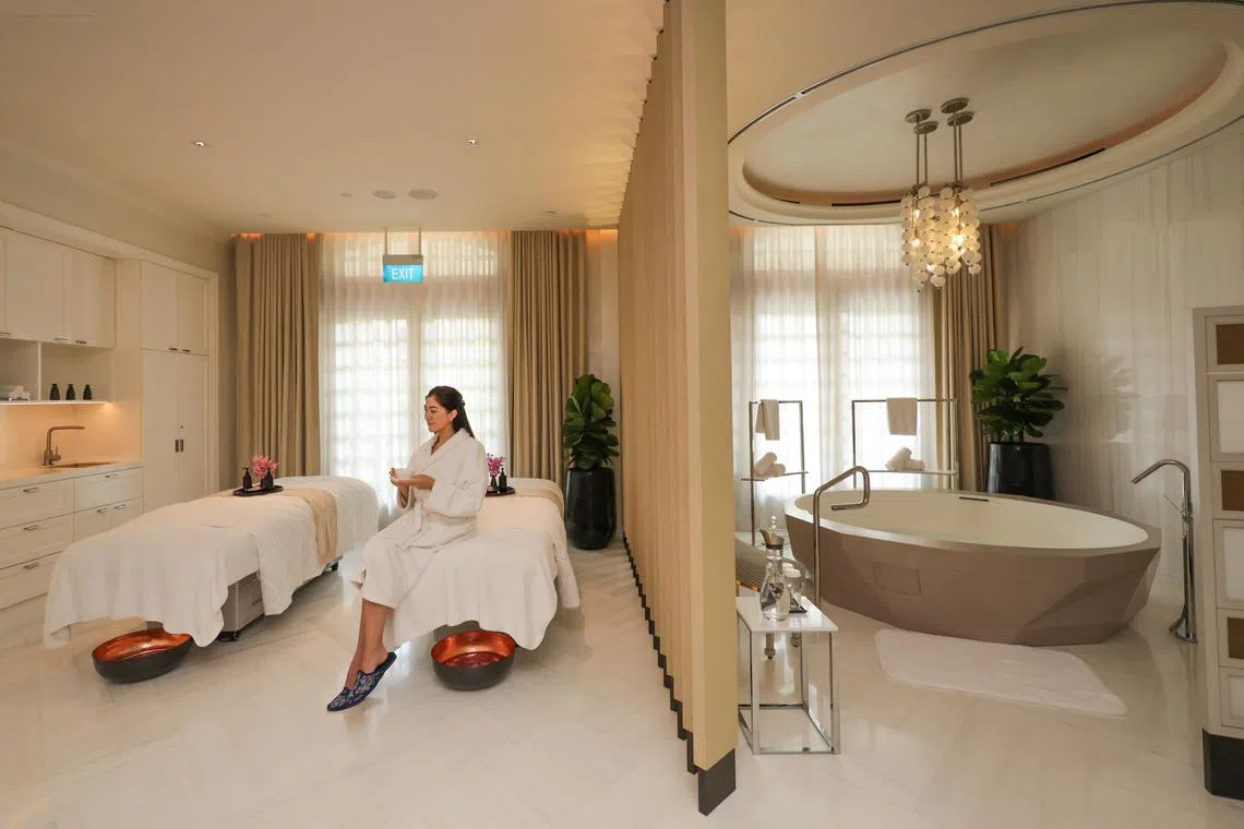 Gem Suite Spa at Raffles Spa in Raffles Hotel, on Oct 18, 2024.