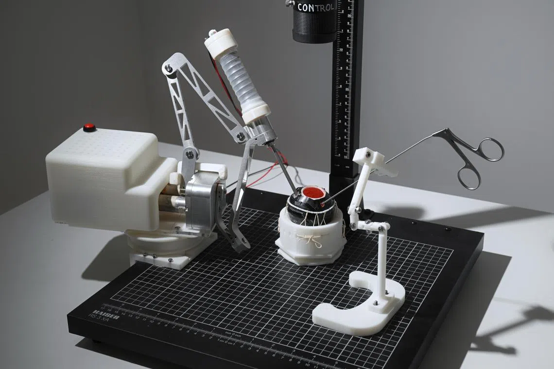 AI-powered robot-assisted microsurgical system