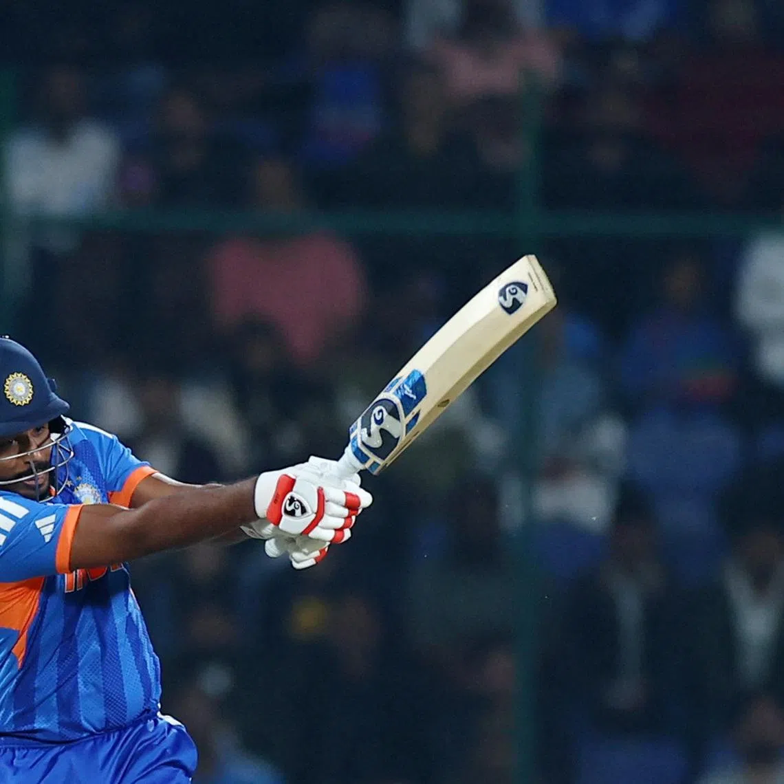Cricket - ICC Men's T20 World Cup 2026 - Group A - India v Namibia - Arun Jaitley Stadium, New Delhi, India - February 12, 2026 India's Sanju Samson in action REUTERS/Anushree Fadnavis/File Photo