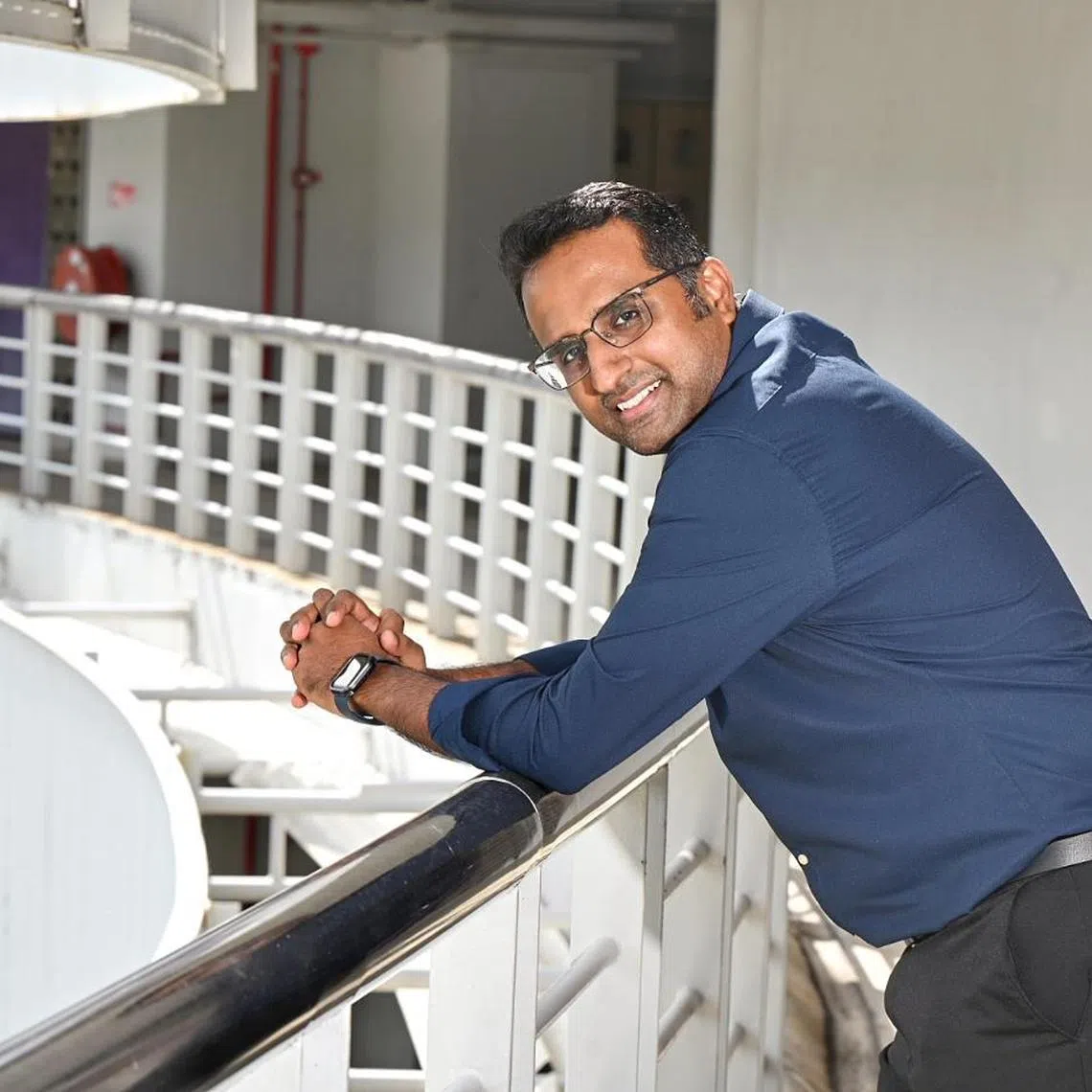 Mr Ganesh Subramanian is founder of Agam Theatre Lab, which is opening a 110-seat black box at Tanjong Pagar Districtpark.