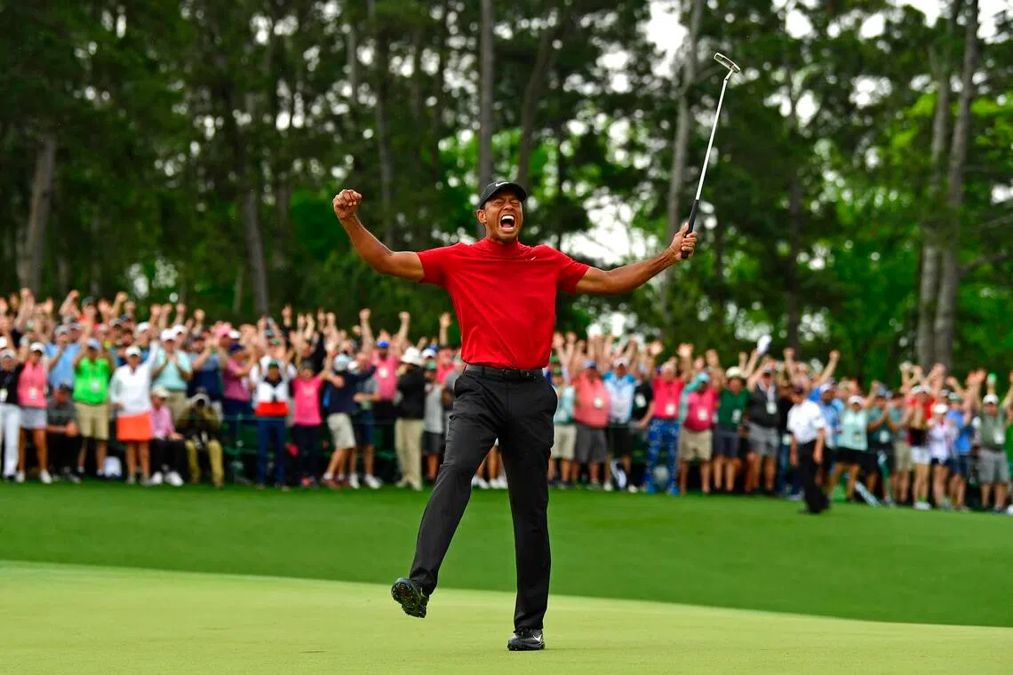 Who has been the best player under pressure? Maybe Tiger Woods. 