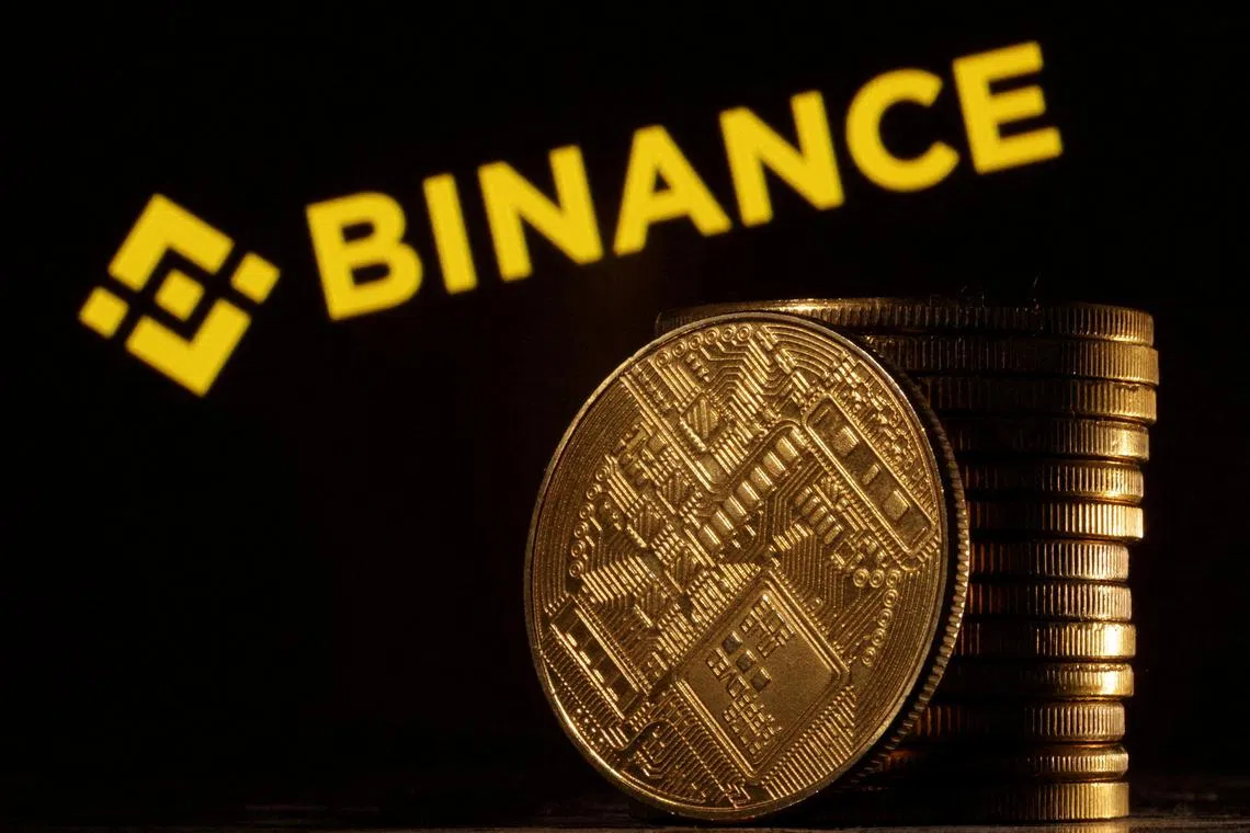Binance logo is seen in this illustration taken March 31, 2023. REUTERS/Dado Ruvic/Illustration/File Photo