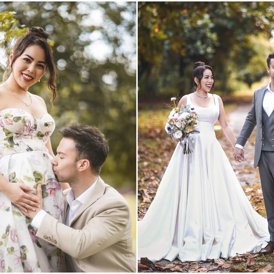 Kiss92 deejay Charmaine Yee, who just registered her marriage with Mr Camilo Paredes, is expecting a baby in June.