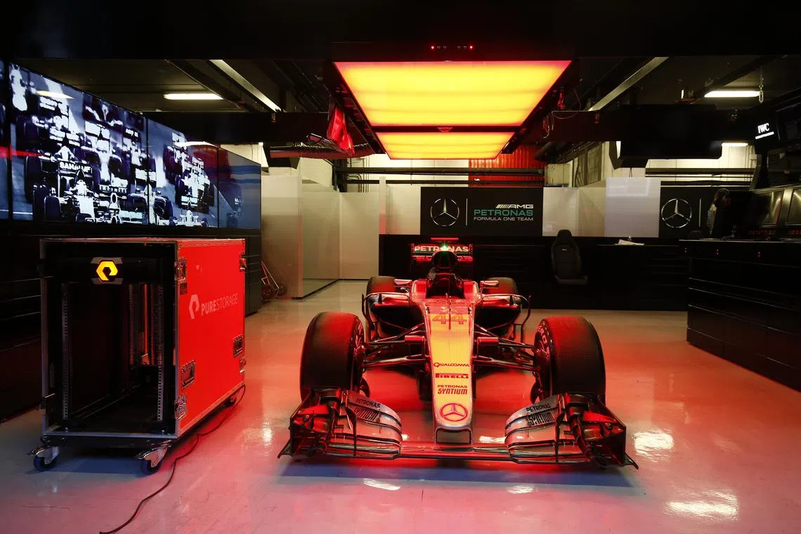 More than 7 billion data points are collected, stored and analysed during each race weekend across the two Mercedes-AMG Petronas Formula One cars.