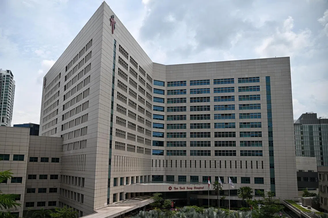 The man was conscious when he was taken to Tan Tock Seng Hospital.