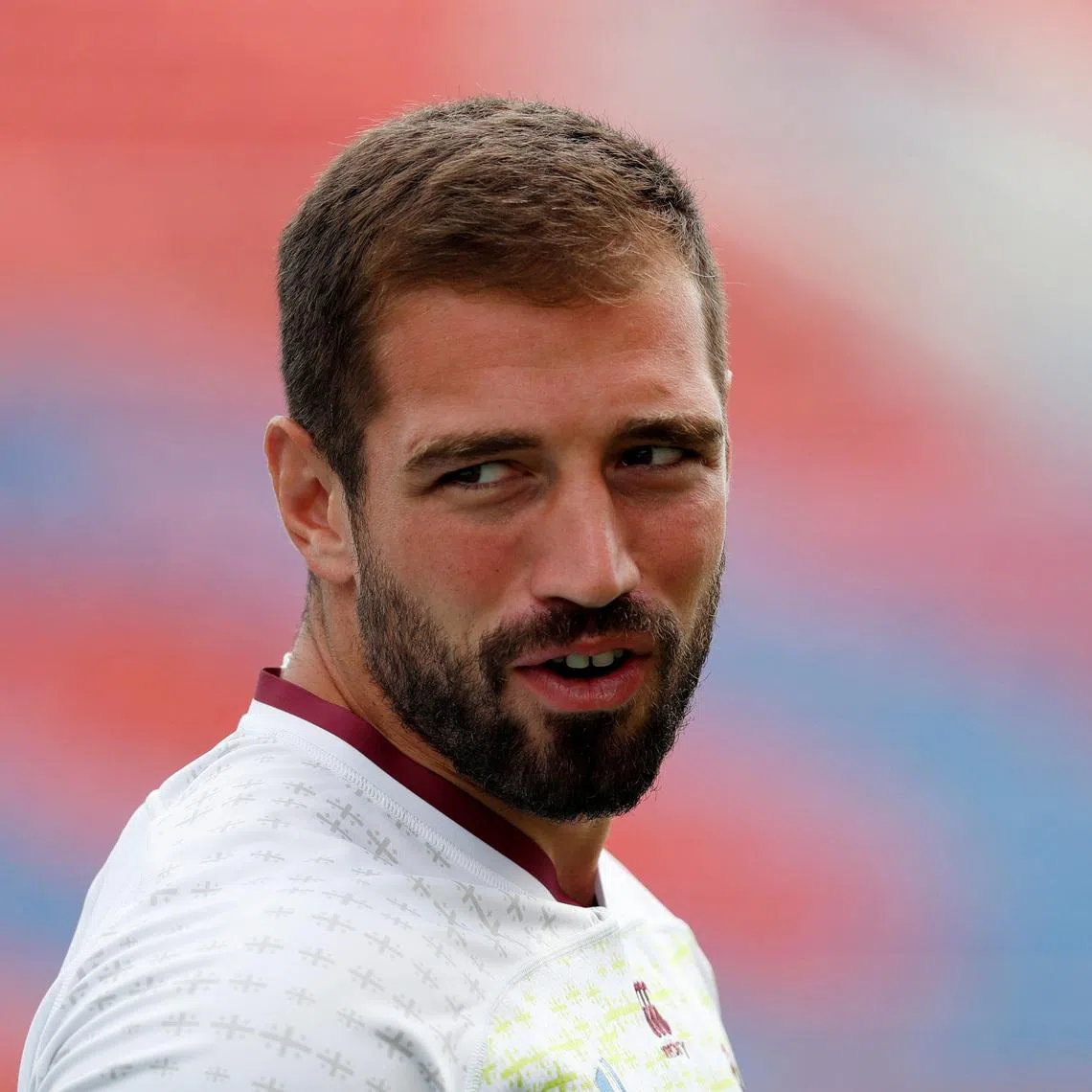 Rugby Union - Rugby World Cup 2019 - Georgia Captain's Run - Hanazono Rugby Stadium in Osaka, Japan, October 2, 2019. Georgia's Merab Sharikadze during the Captain's Run.  REUTERS/Issei Kato