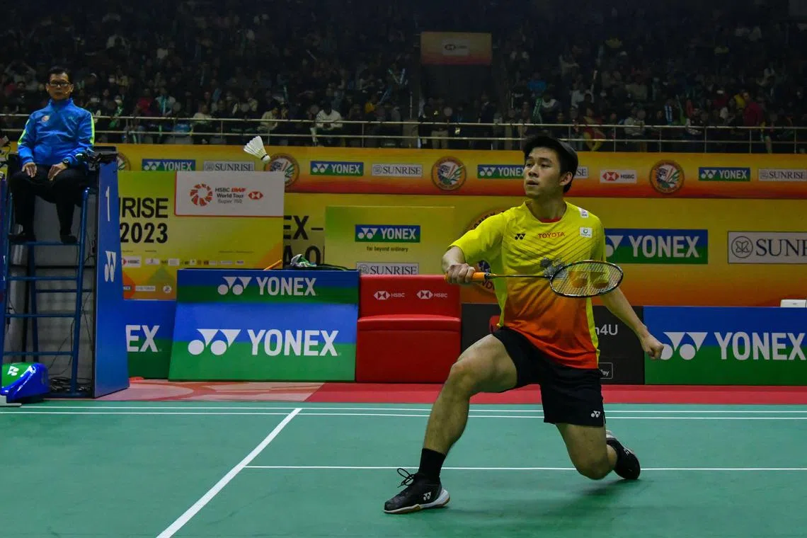 Thailand’s rising star Kunlavut Vitidsarn stunned top seed Viktor Axelsen to clinch the India Open badminton title with a 22-20, 10-21, 21-12 victory in Sunday’s final.