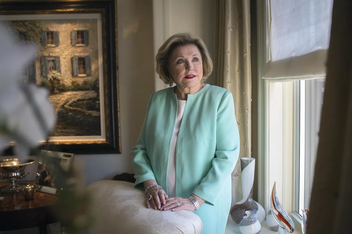 Born in Leeds in northern England in May 1933, Barbara Taylor Bradford (in a 2015 photo) began her working life as a typist for her local newspaper, The Yorkshire Evening Post, before becoming a reporter.