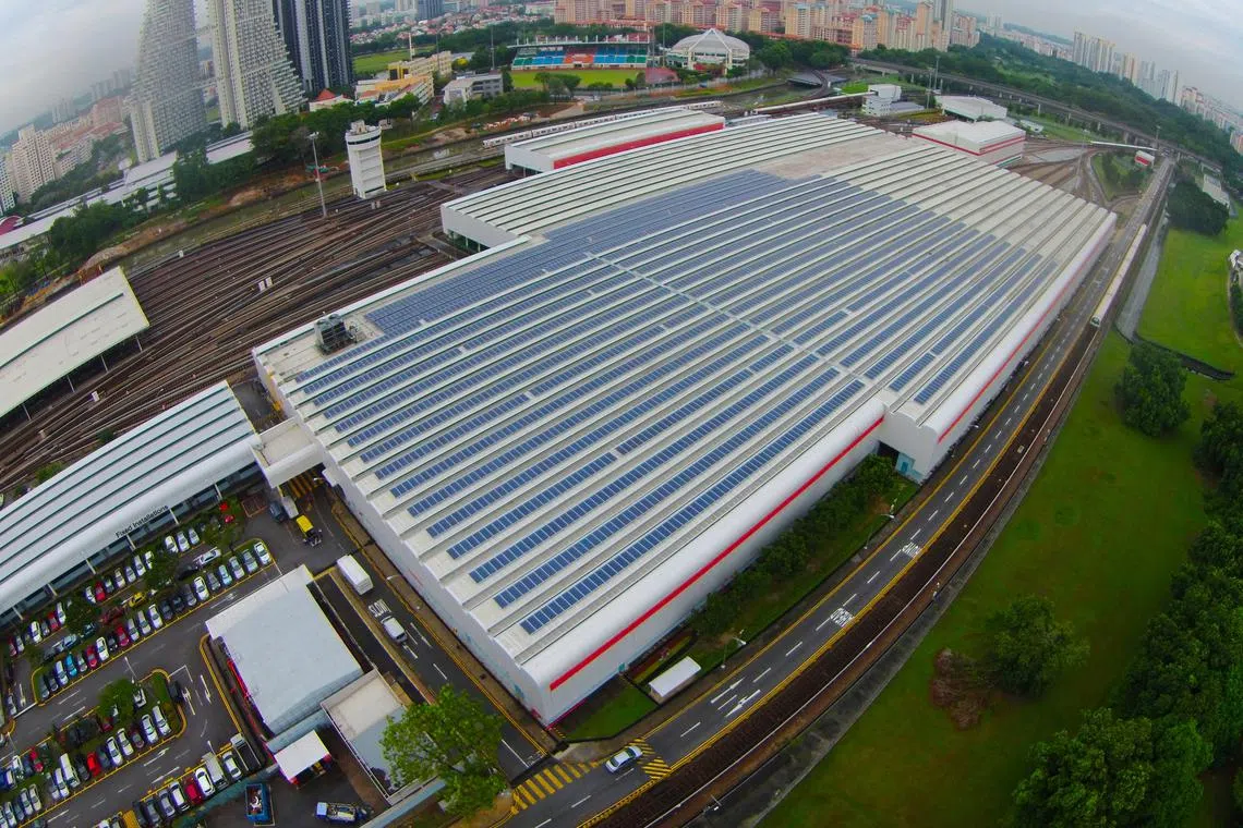 Phase 1 of the photovoltaic (PV) system installation at Bishan Depot was commissioned in 2016.  