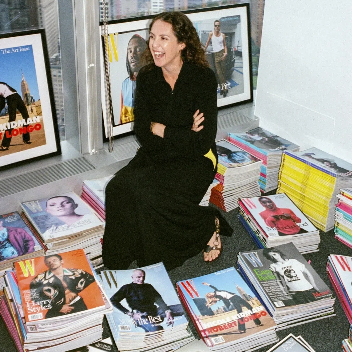Sara Moonves, the editor in chief of W magazine and W Media’s chief executive, in her office in Lower Manhattan, on Aug 28.