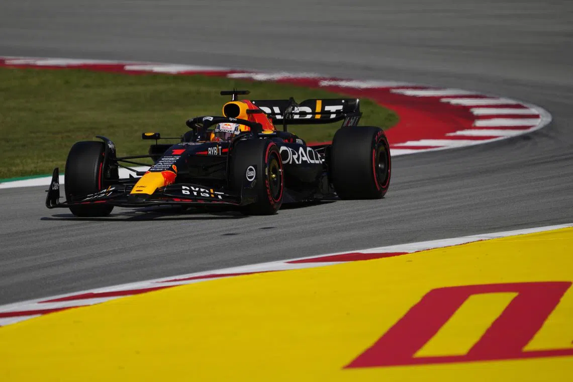 Max Verstappen was top in both sessions, 0.768 seconds quicker than Mexican team mate Sergio Perez.