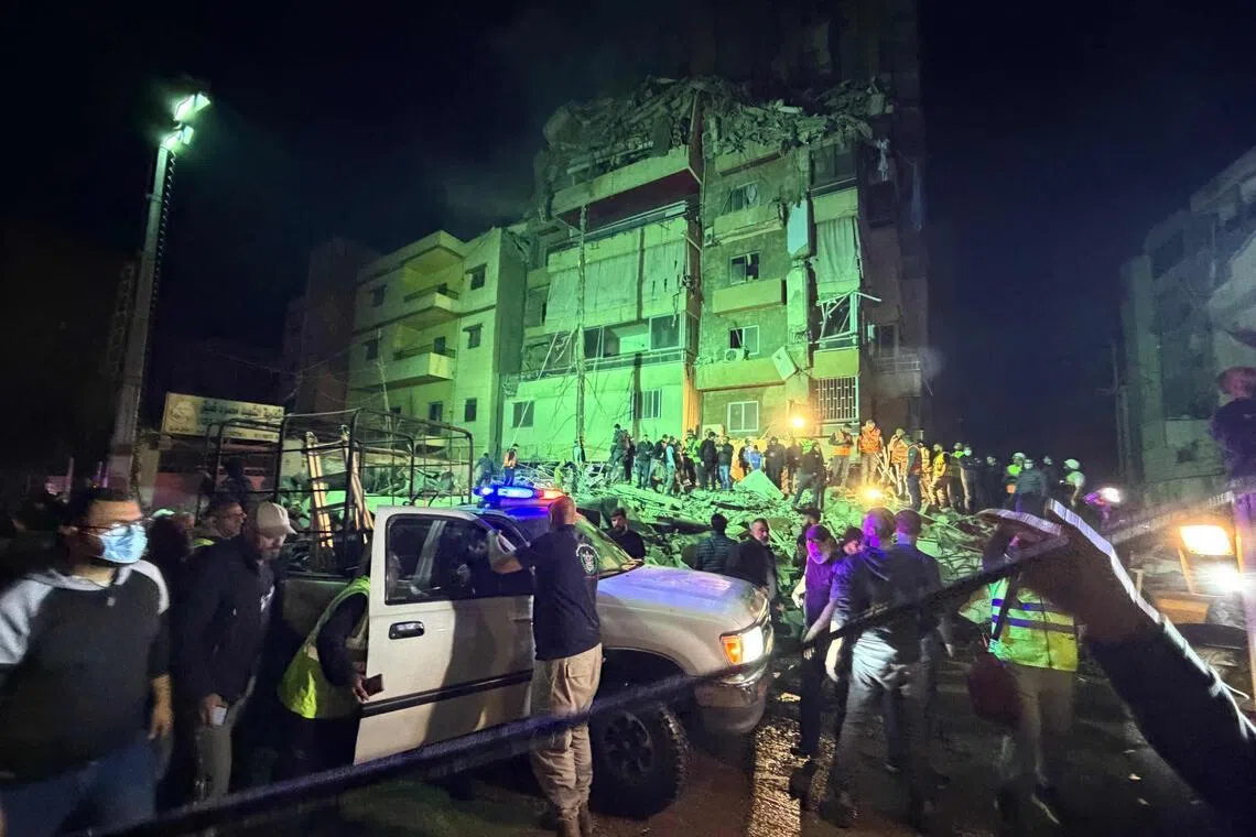 An Israeli airstrike targeted Beirut’s southern suburbs Haret Hreik neighbourhood on May 6. 