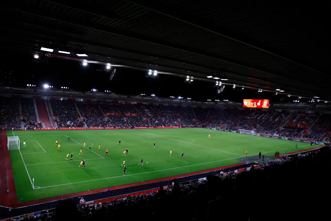 FILE PHOTO: Soccer Football - Women's International Friendly - England v Ghana - St Mary's Stadium, Southampton, Britain - December 2, 2025 General view during the match Action Images via Reuters/Peter Cziborra/File Photo