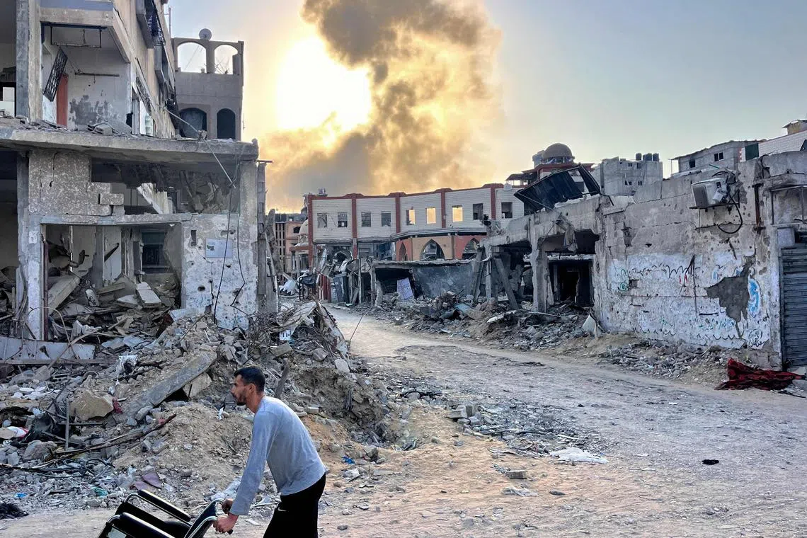 Israeli forces have carried out a major air and ground assault on north Gaza since Oct 6.