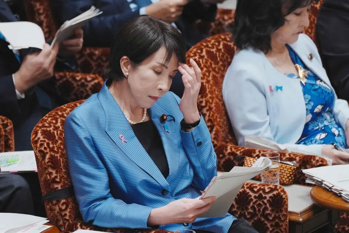 Takaichi raised eyebrows last week by arranging a 3am staff meeting in her office.