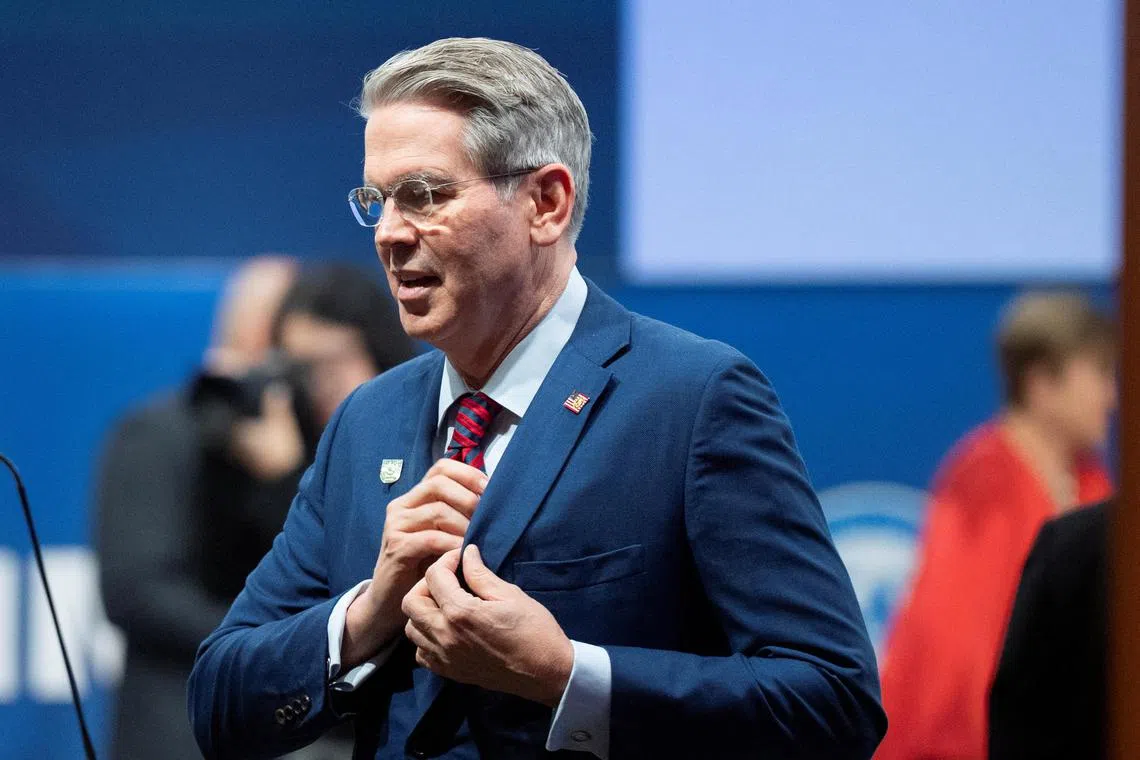 Treasury Secretary Scott Bessent has said trade talks were “moving along very well”.