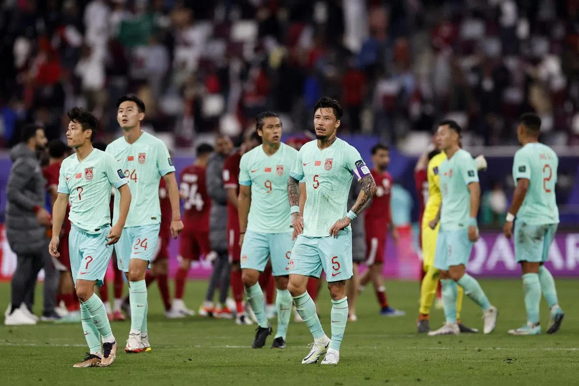 China captain Zhang Linpeng (no. 5) told media he would be quitting the national team.