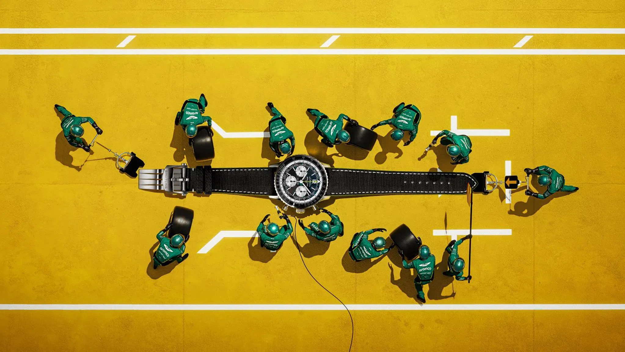 Breitling gets in on F1 hype with Raffles City pop-up.