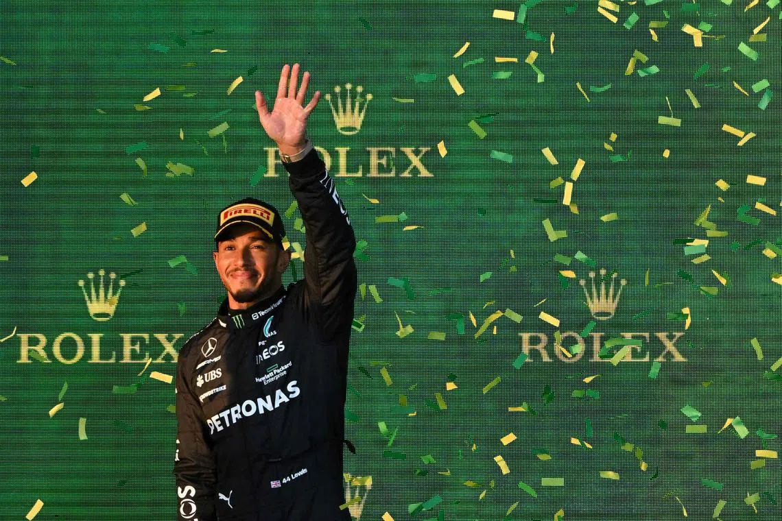 Mercedes' Lewis Hamilton had repeatedly turned down offers to join Ferrari.