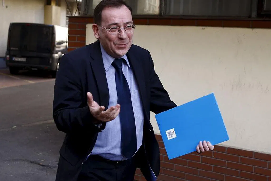 Mariusz Kaminski arrives at a meeting of senior party officials at the party headquarters in Warsaw, Poland November 3, 2015. REUTERS/Kacper Pempel/File Photo
