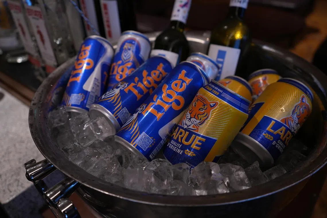 The brewing of Heineken and Tiger Beer in Singapore will be progressively phased out over the next two years.