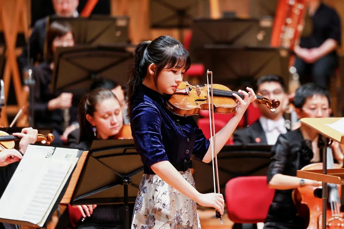 Singaporean violinist Chloe Chua, 19, is on her biggest soloist gig yet – a seven-city China tour with the Singapore Symphony Orchestra that she confesses has been intense.