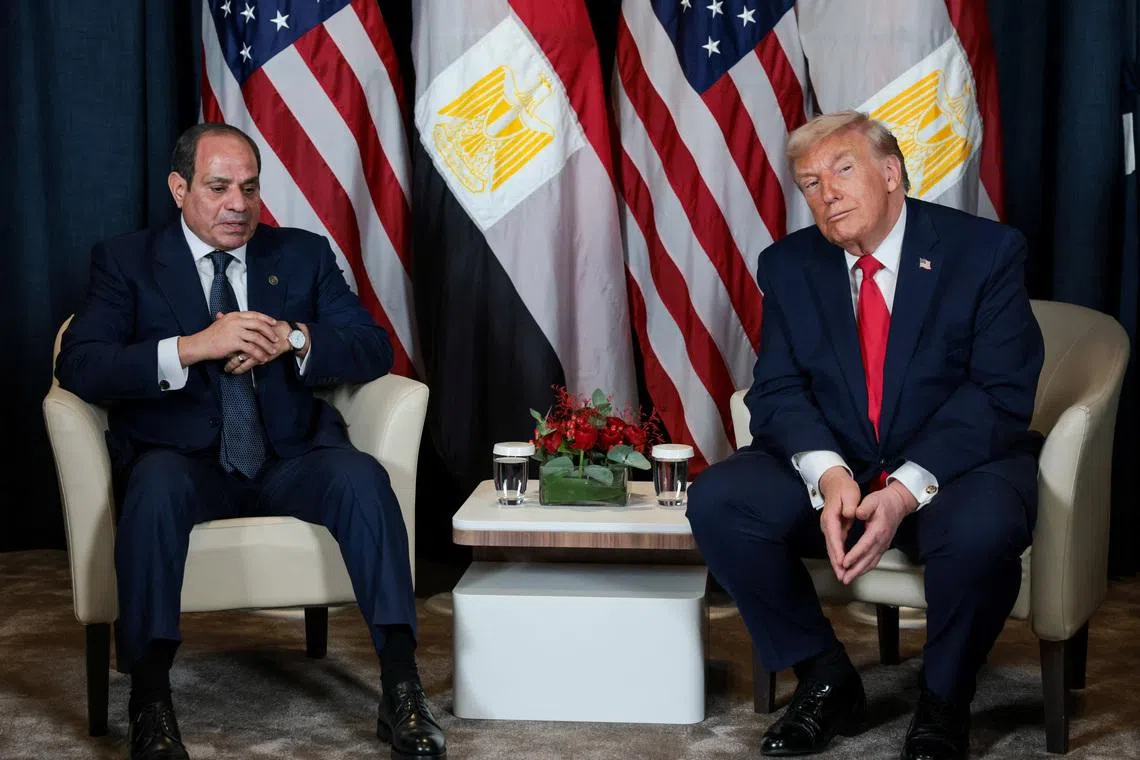 Egypt's Sisi says only Trump can stop war, warns oil could top $200